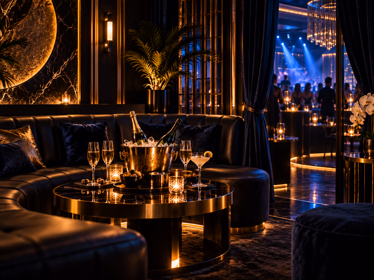 Private VIP room at KAYA Nightlife in Fort Lauderdale