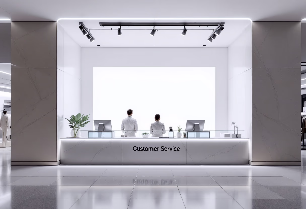 image of customer service area in a department store