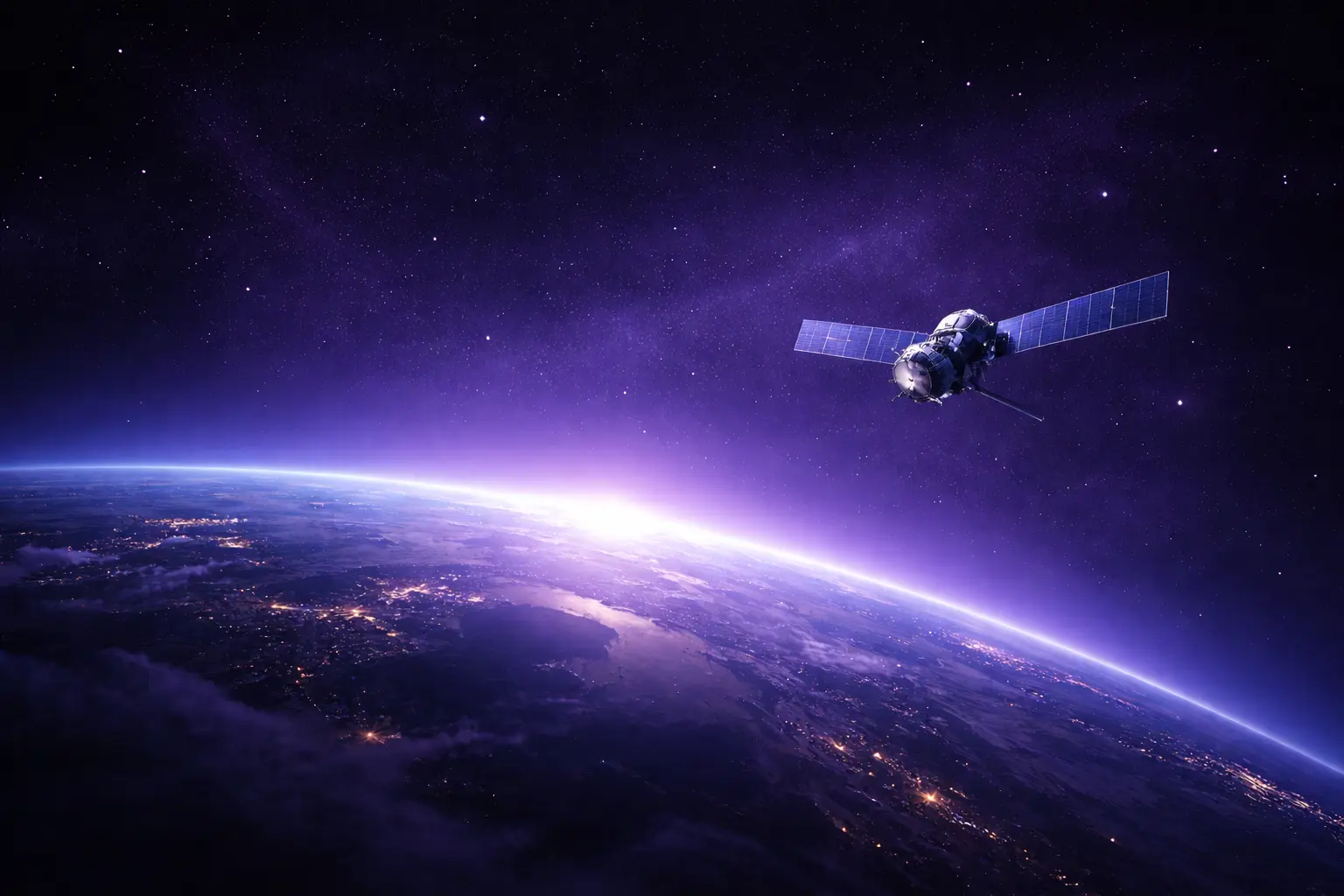 satellite orbiting a planet