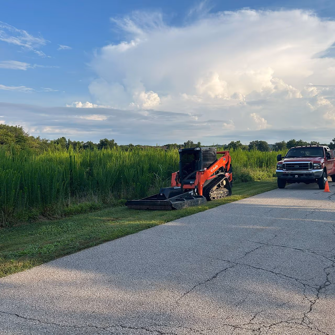 Baker Outdoor Services FAQ section for excavation, grading, and land clearing in Okeana Ohio