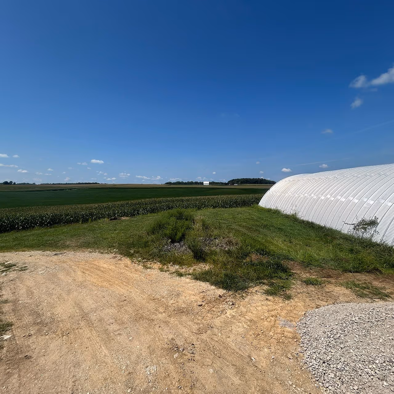 Professional land clearing services in Okeana Ohio for residential lot preparation and site development