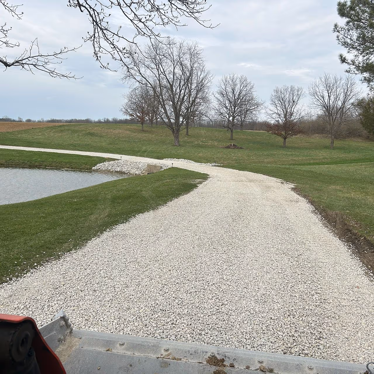 Driveway grading services in Okeana Ohio