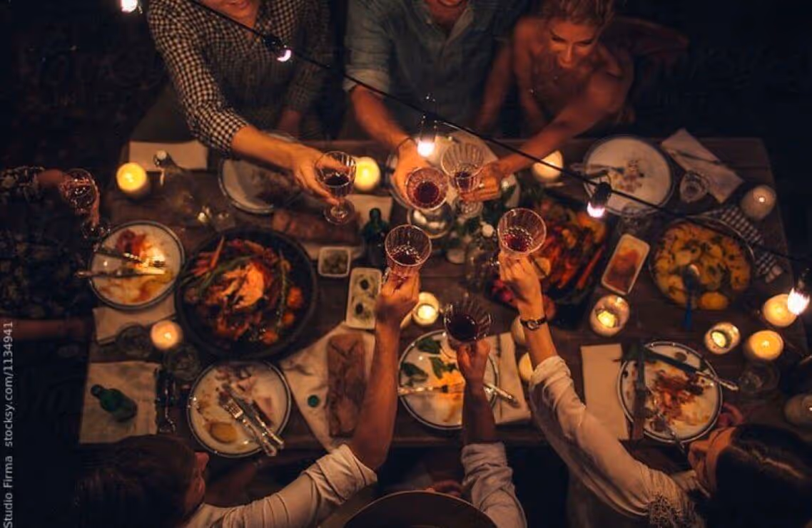 Gemeinsames Abendessen