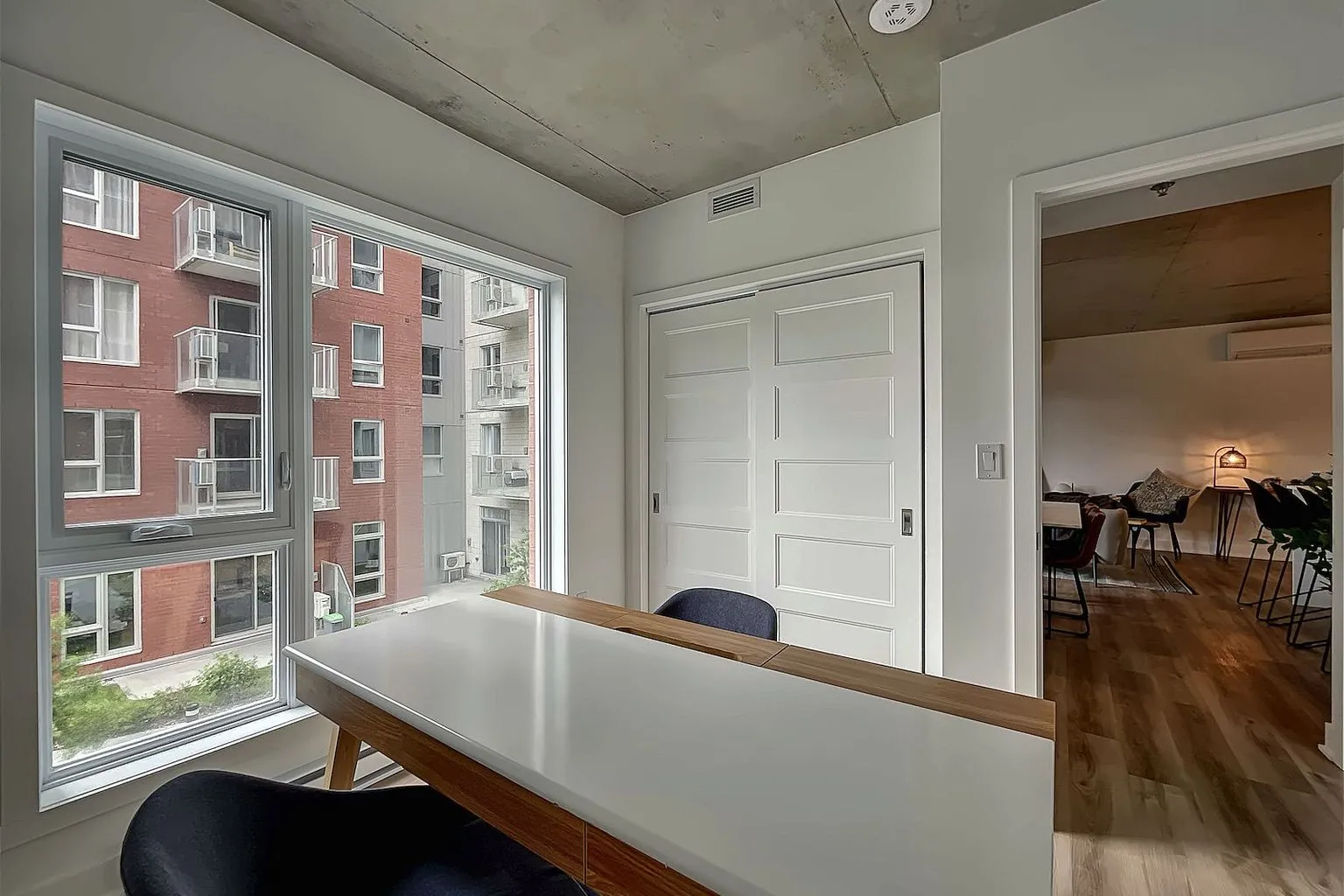 Vue depuis une unité en hauteur à Mostra Maisonneuve