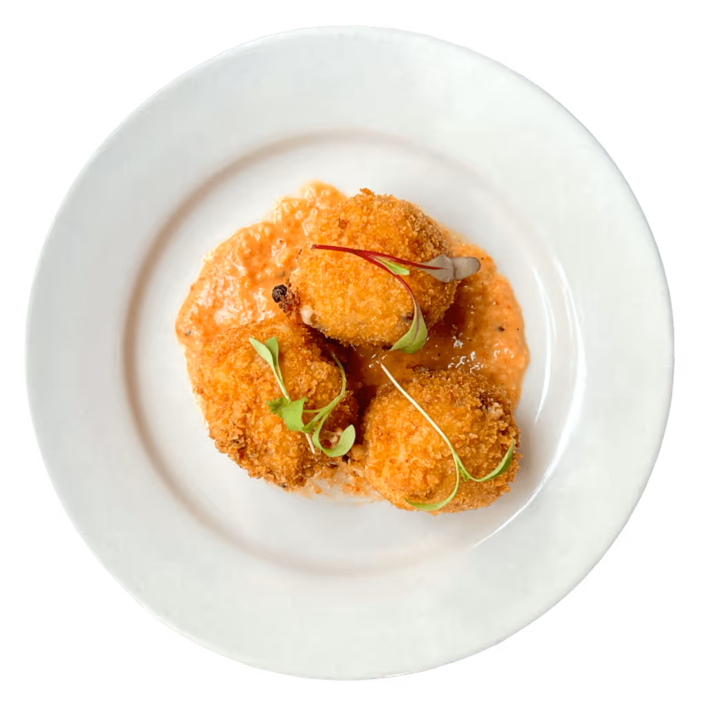 Example of Spanish serrano ham croquettes from Eclipse di luna