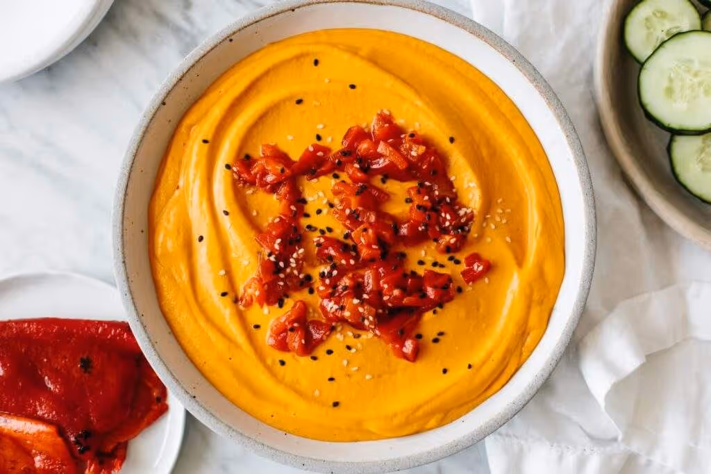 red pepper hummus