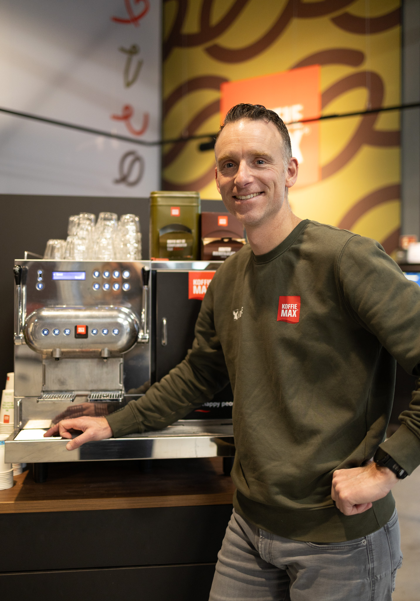 Koffie met een glimlach bij Koffiemax