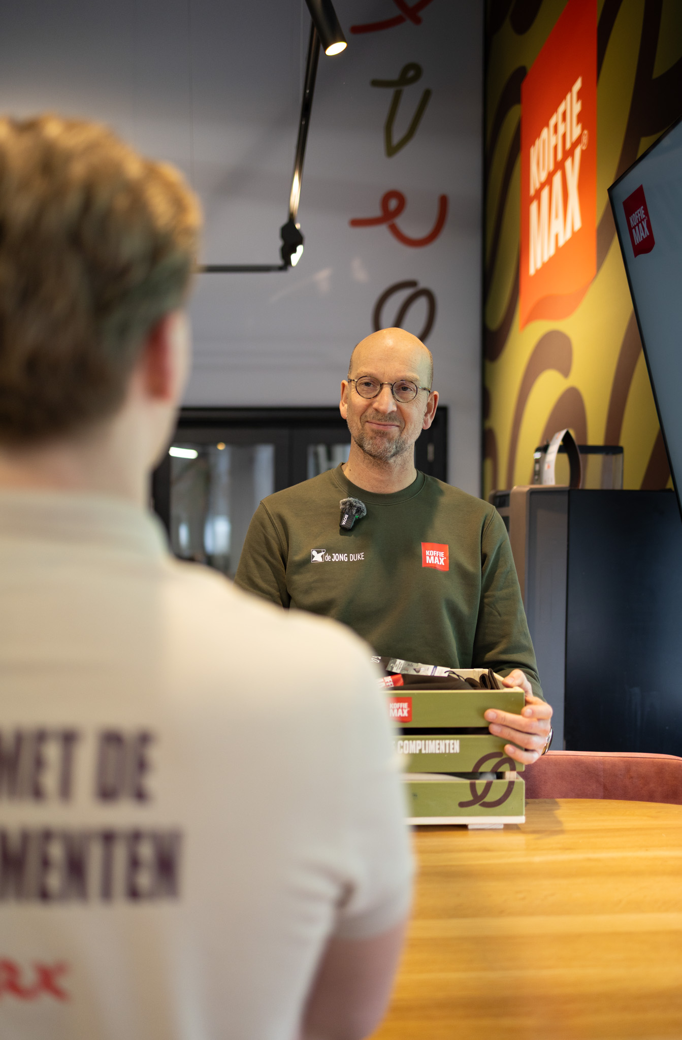 Met de complimenten van Koffiemax