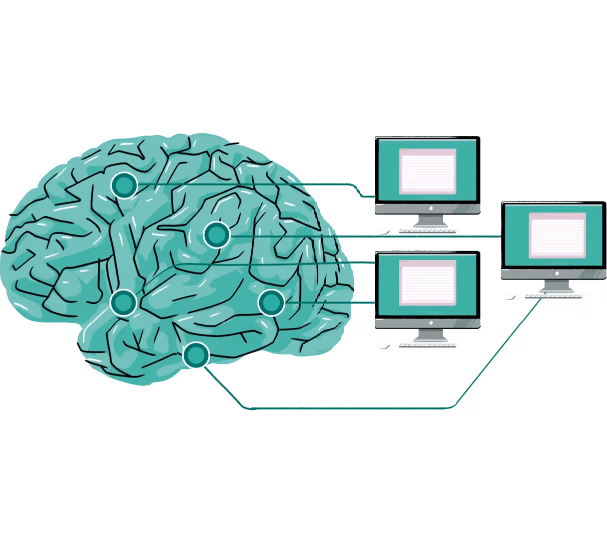 Woman checking her smartphone with dollar symbols floating beside her, suggesting financial or payment activity.