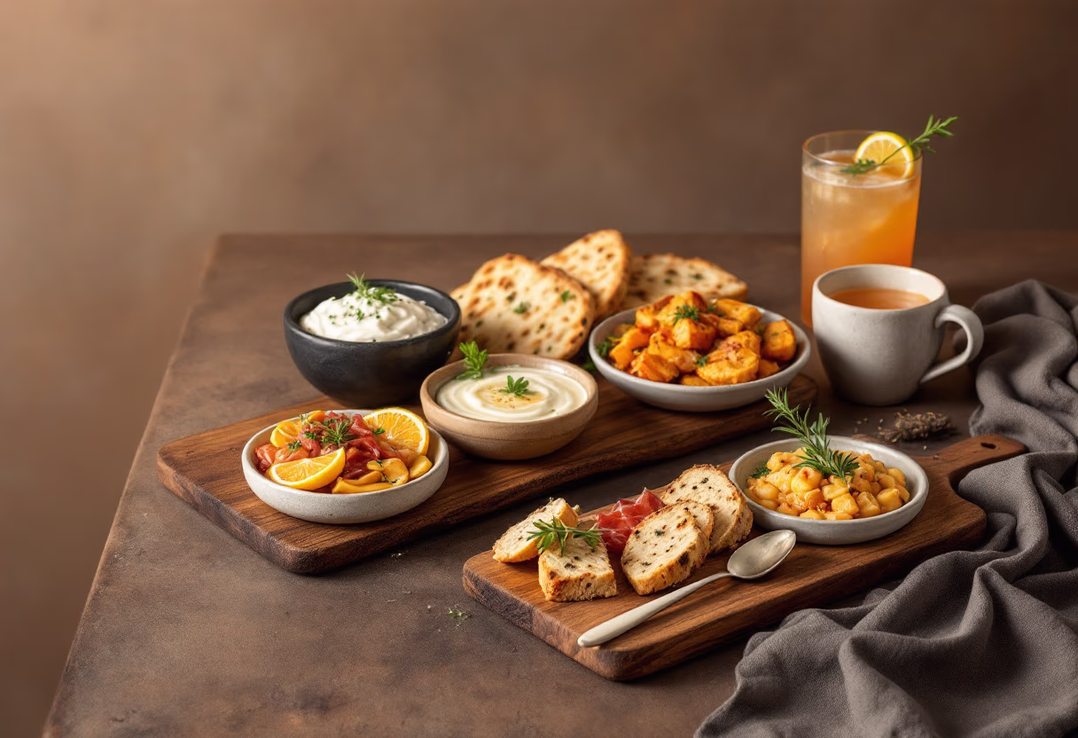 image of happy hour specials for a modern restaurant