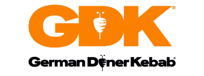 GDK company logo in bold orange letters.