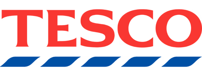 Tesco logo.
