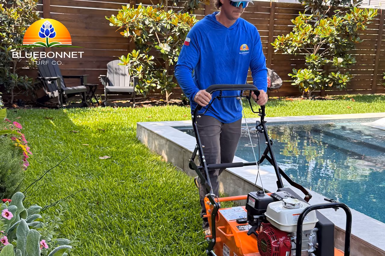 Core aeration service in Cedar Park Texas
