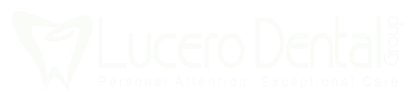 Lucero Dental logo with slogan Personal Attention Exceptional Care.