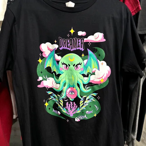 A six-color screen print using spot colors