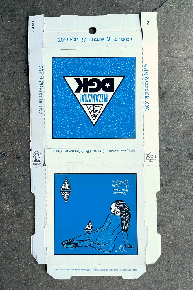 Flat Pack Printed Pizza Box