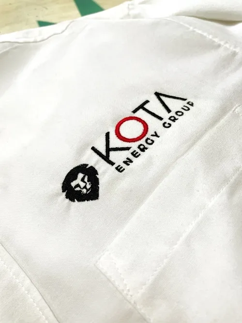 Large solid DTF transfer on polyblend t-shirt