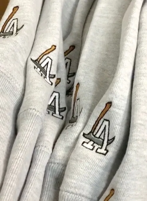 Screen Printed Zip Up Sweatshirt