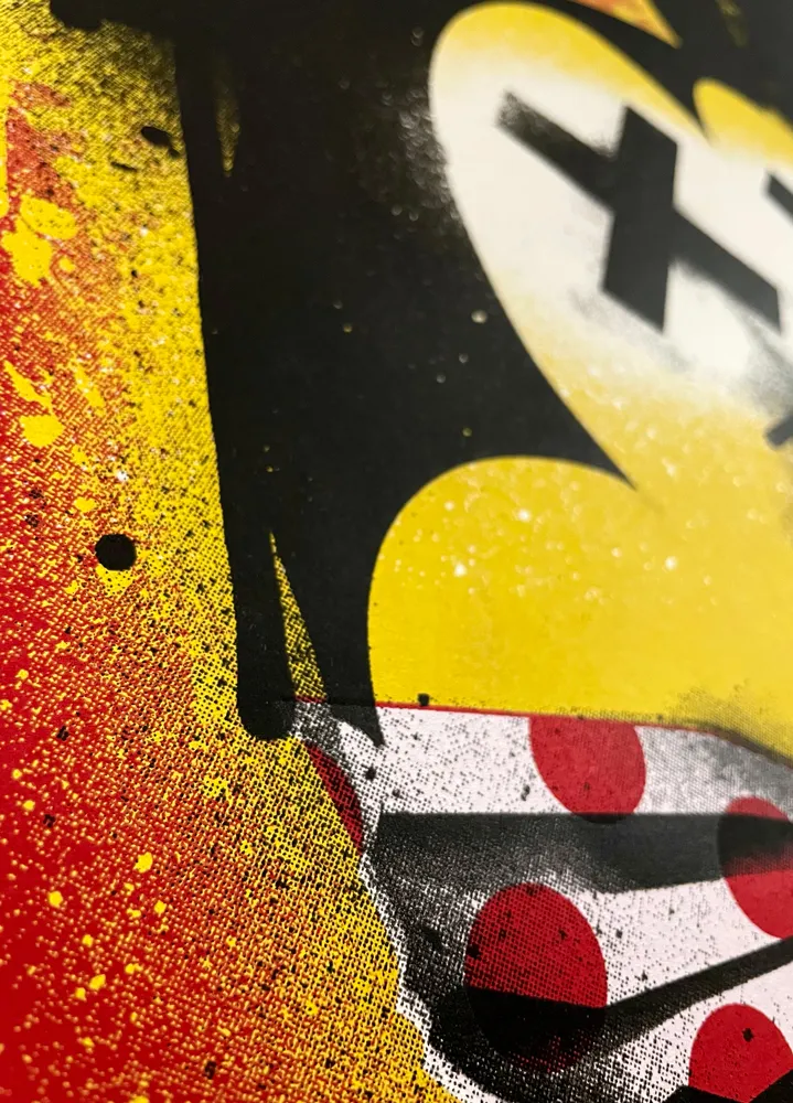 Closeup View of Print Texture