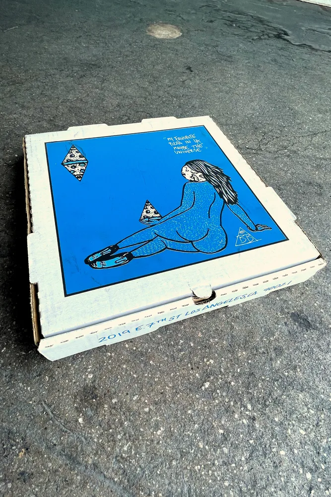 Folded Pizza Box