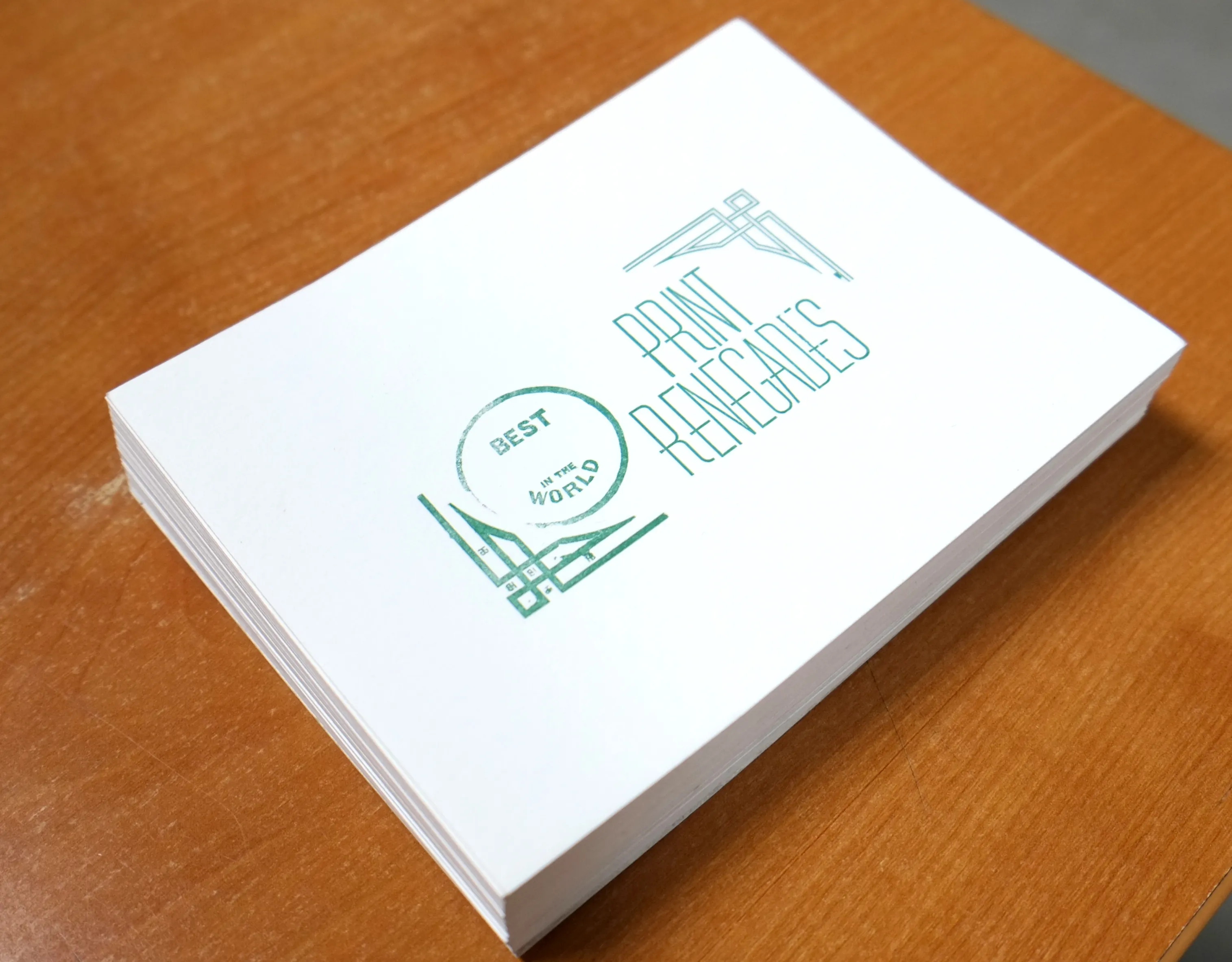Letterpressed cards