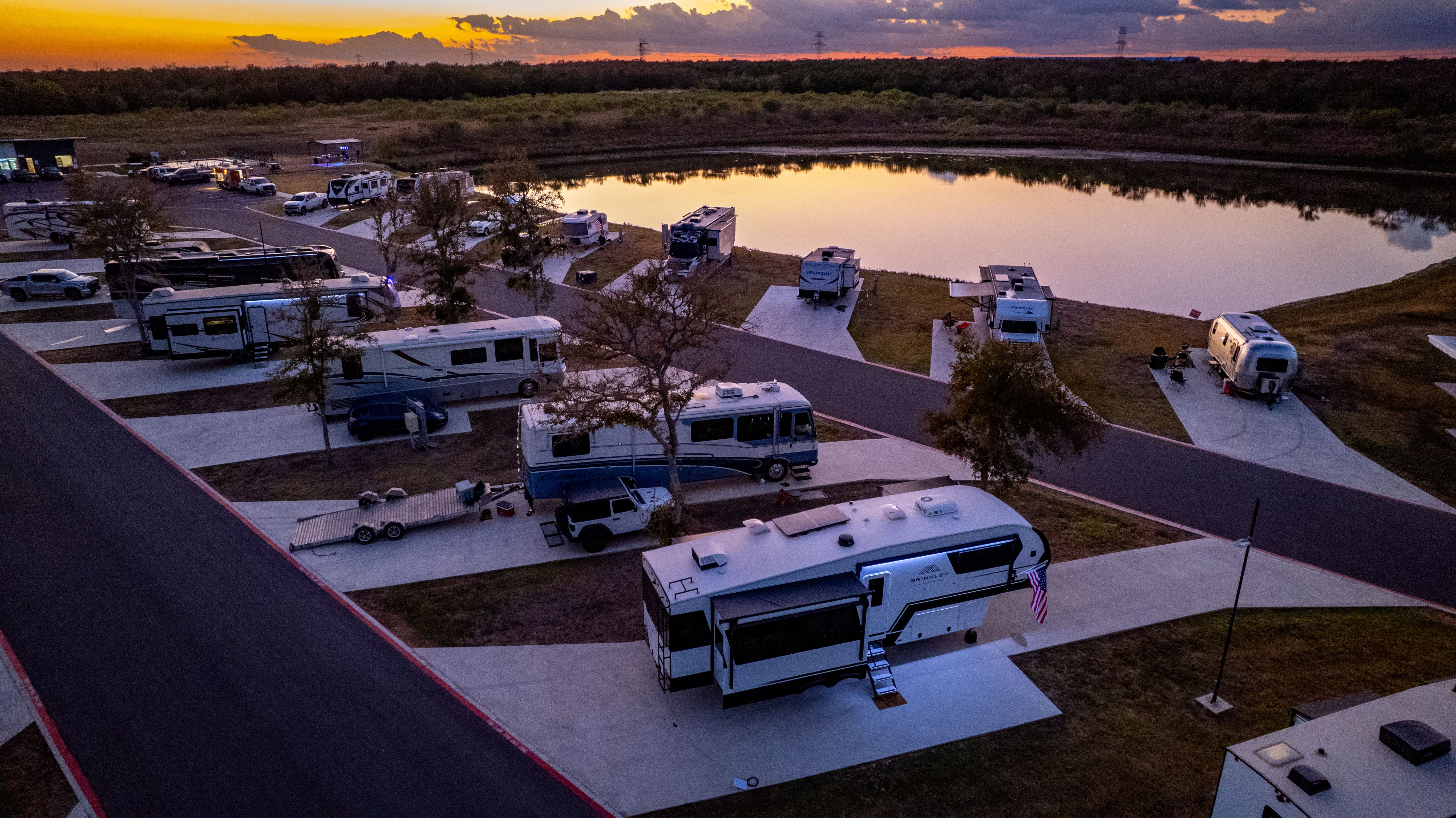 AVR — 183-site RV resort owned and operated by CTX near COTA, between Bastrop and Austin, Texas