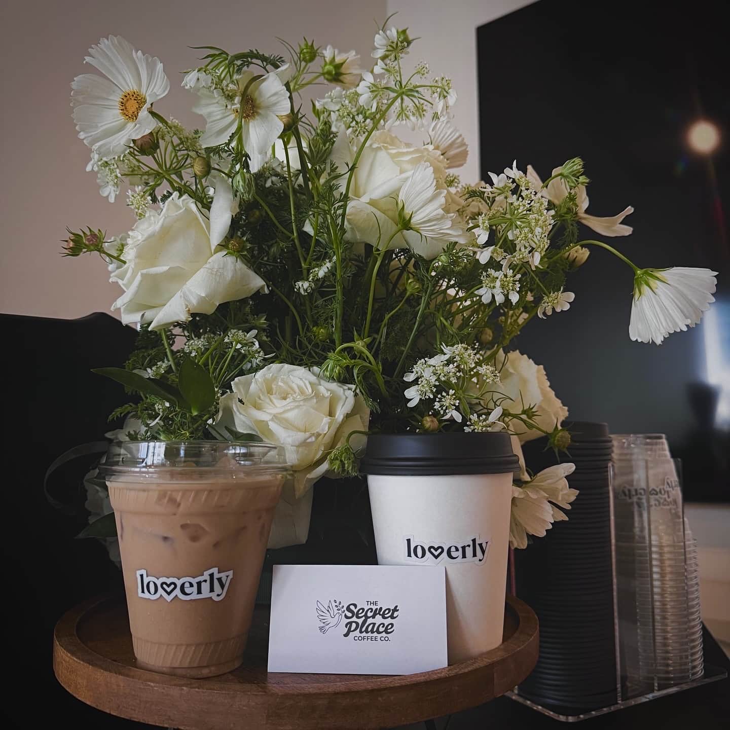 Mobile espresso bar at SoCal wedding