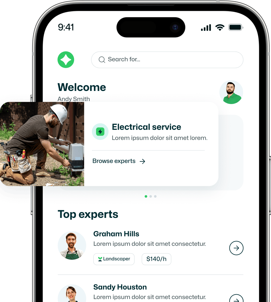 Find Top Rated Certified Experts In Your Area Image Phone - Localfinder X Webflow Template