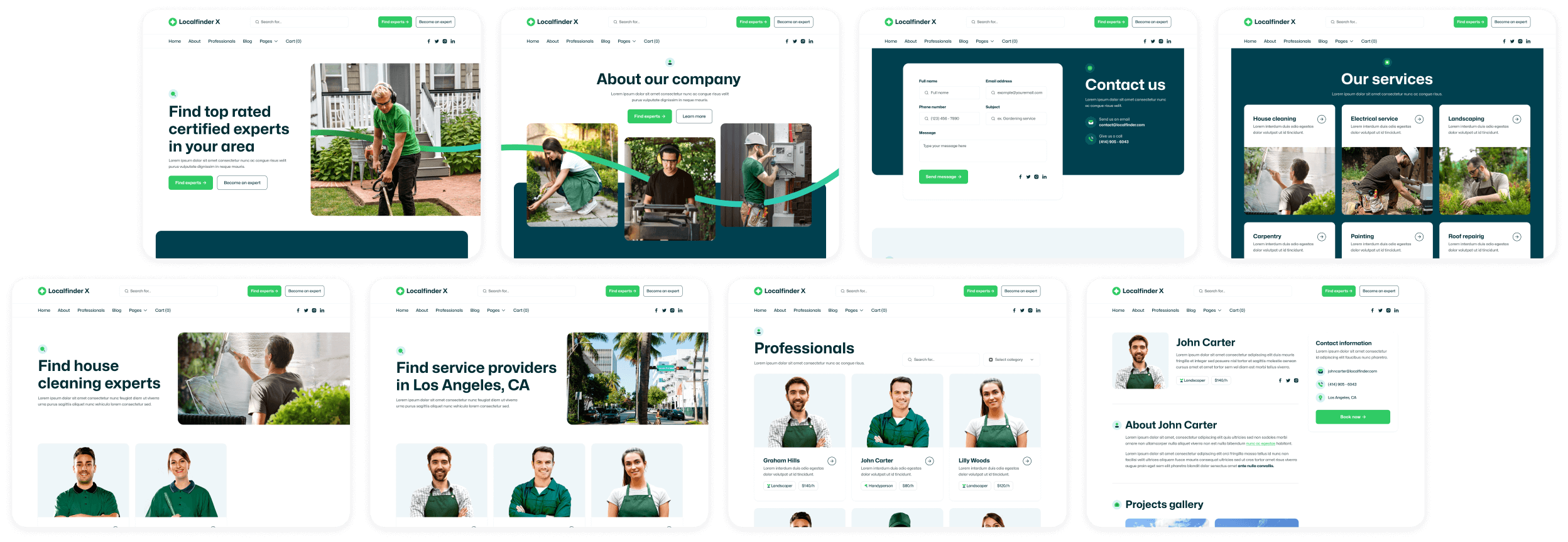 Localfinder X - Buy Now On Webflow - Service Marketplace Webflow Template