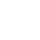 Three white vertical bars increasing in height with an upward arrow above them on black background.