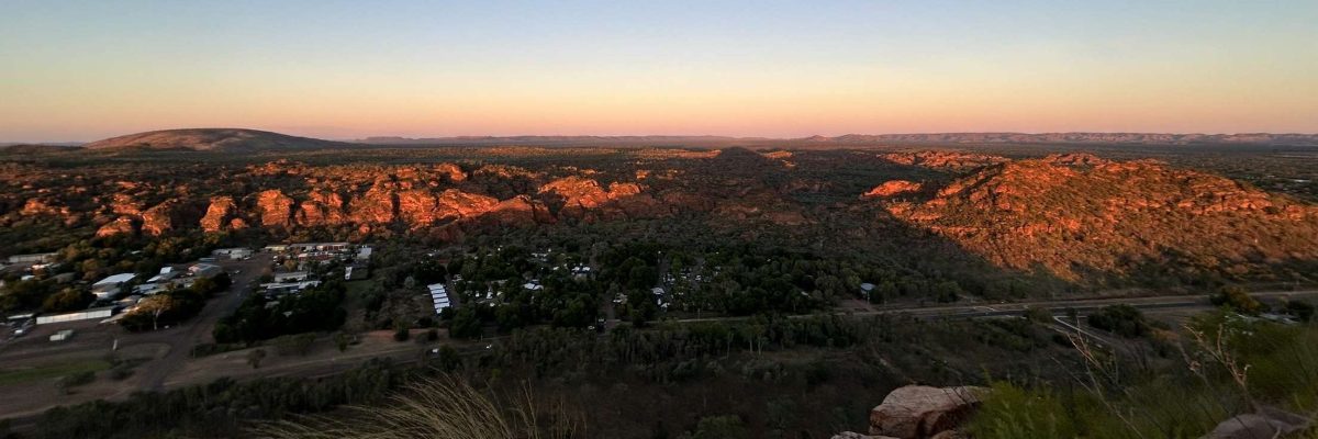 Vista looking over town in the Kimberley