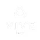 A logo of HTC Vive