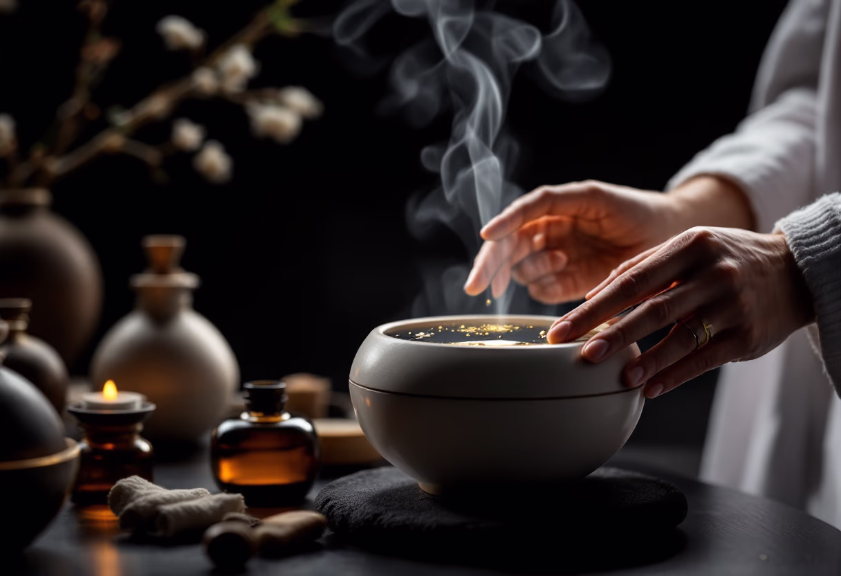 image of treatment in session