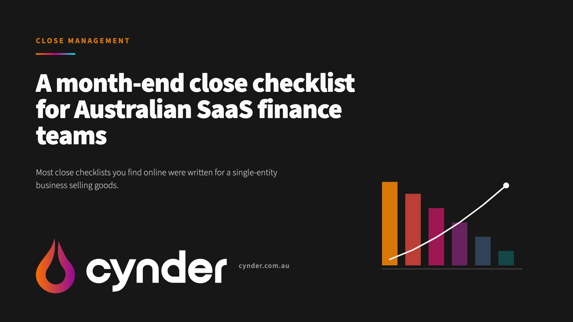 A month-end close checklist for Australian SaaS finance teams