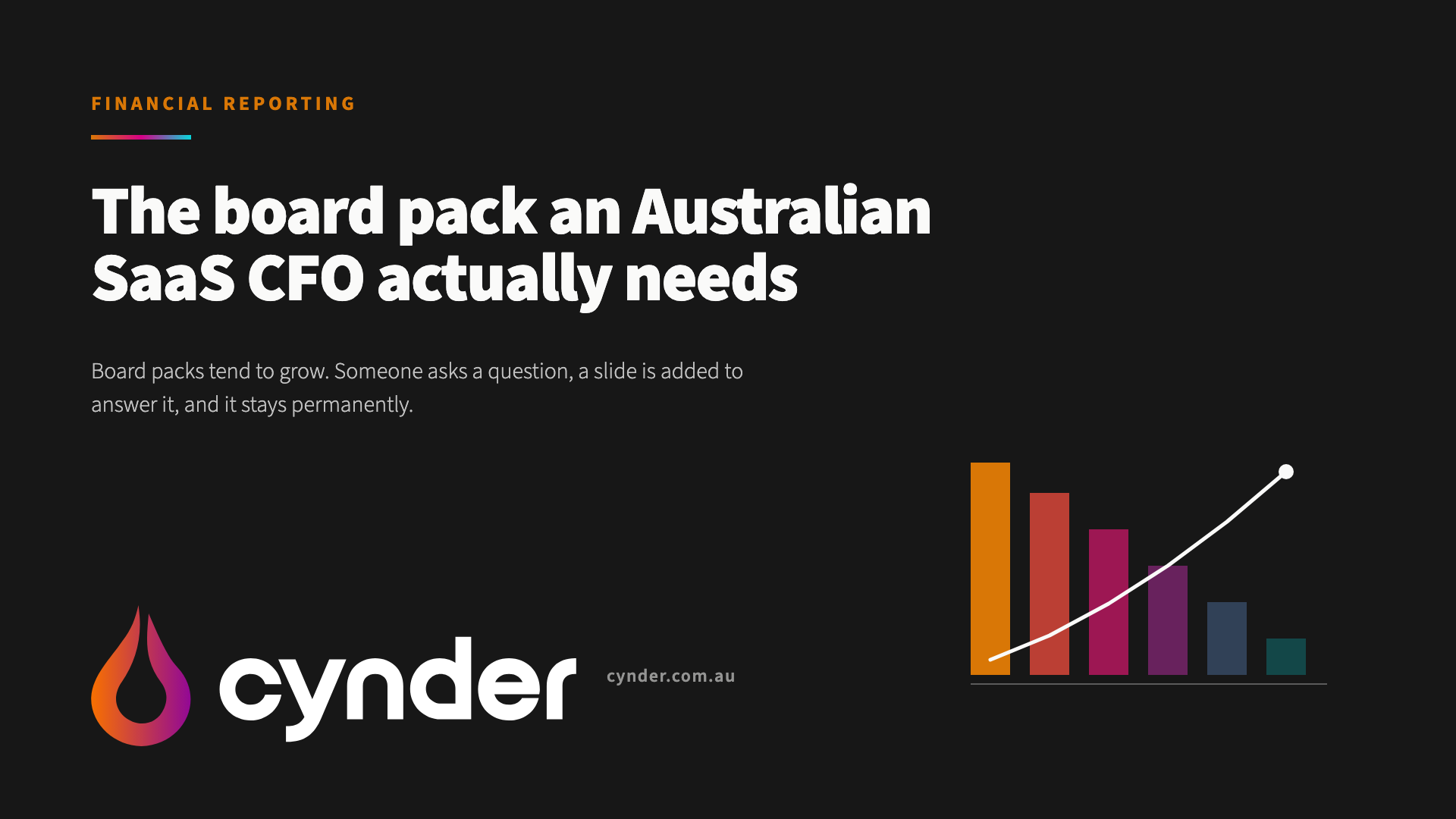The board pack an Australian SaaS CFO actually needs