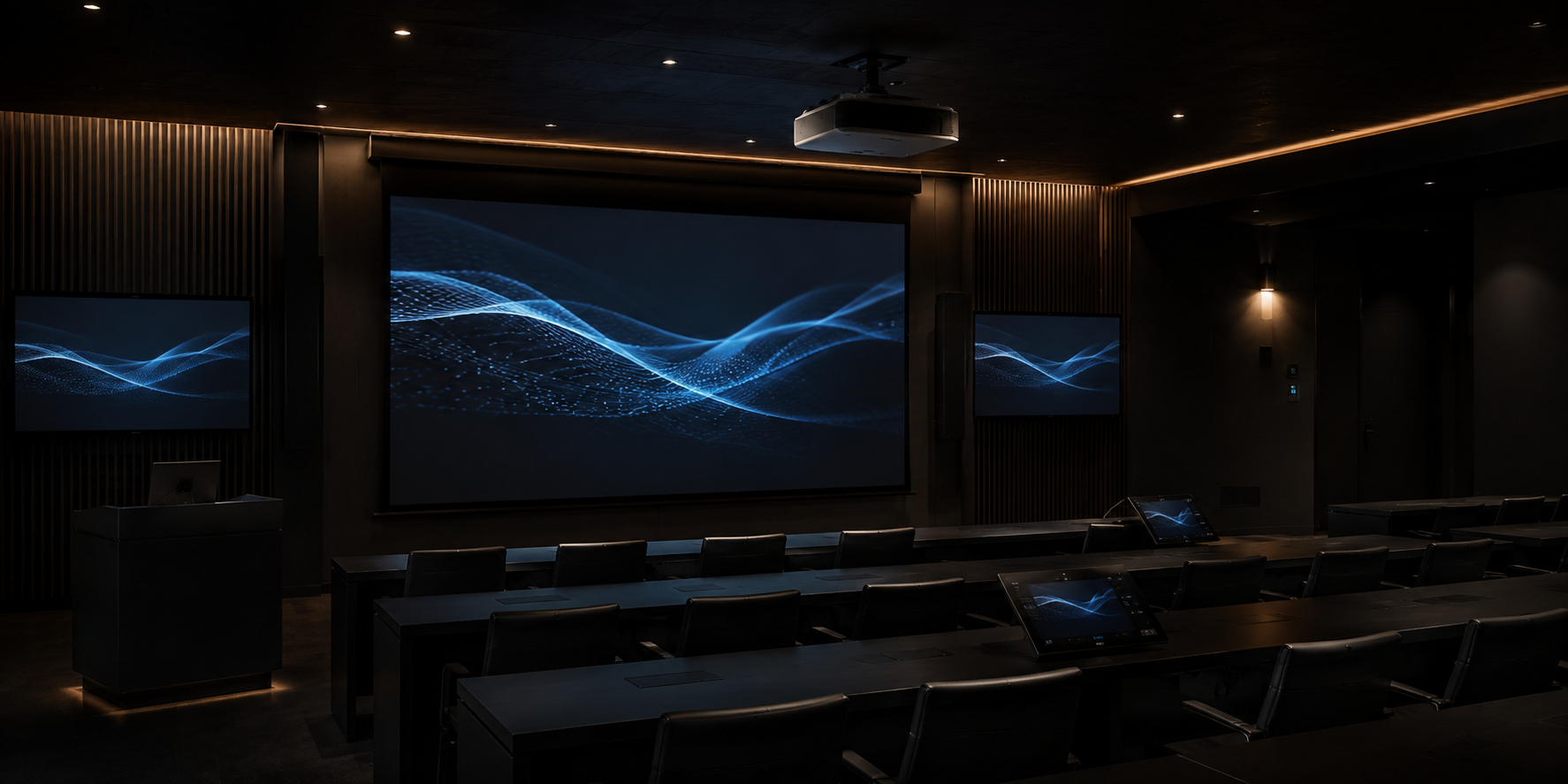 Commercial display and projection system