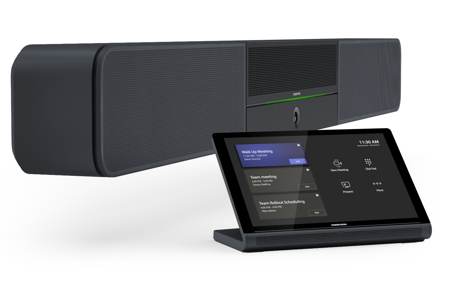 Crestron Flex video conferencing system for executive boardrooms