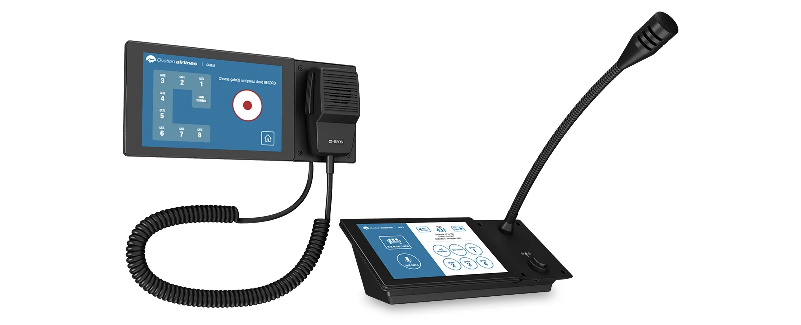 Q-SYS TSC-G3 touchscreen controllers for school bell and paging control