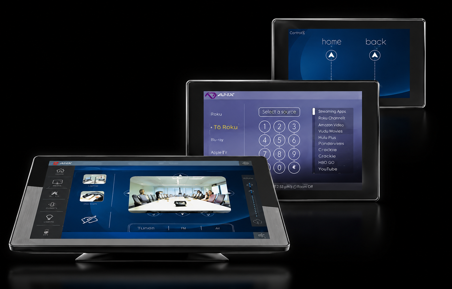 QSC touchscreen control for church PA system