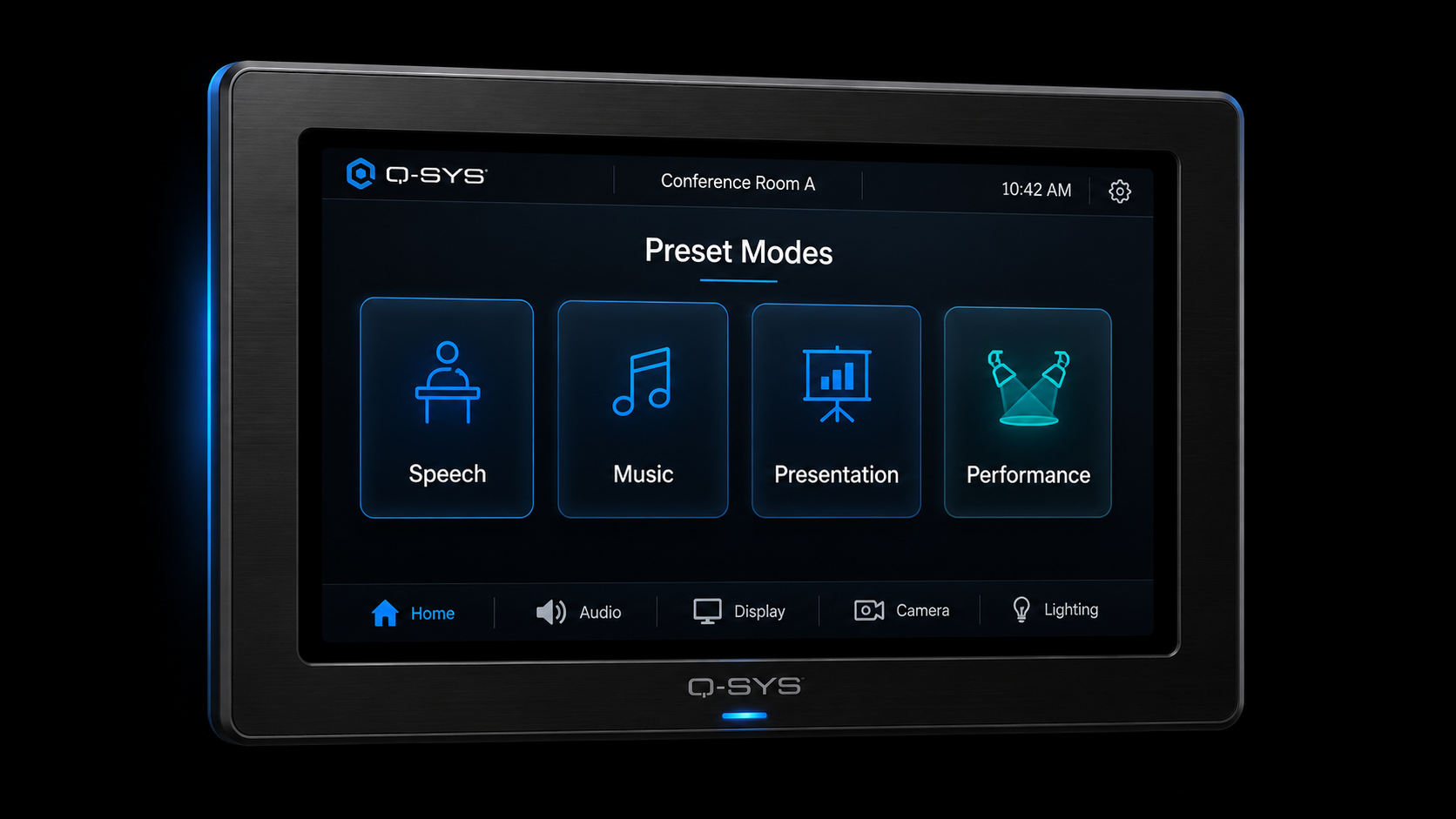 Q-SYS Touch Screen