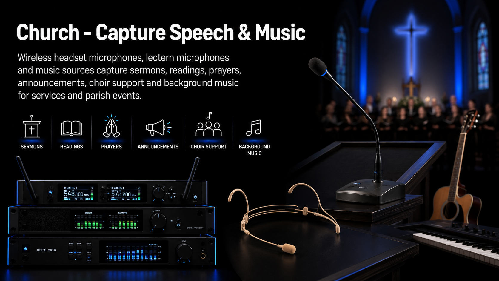 Church Q-SYS Digital Signal Processing 