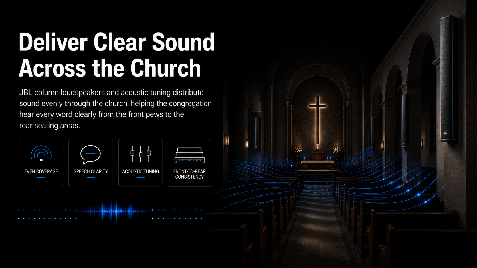 Deliver Clear Sound Across the Churxh