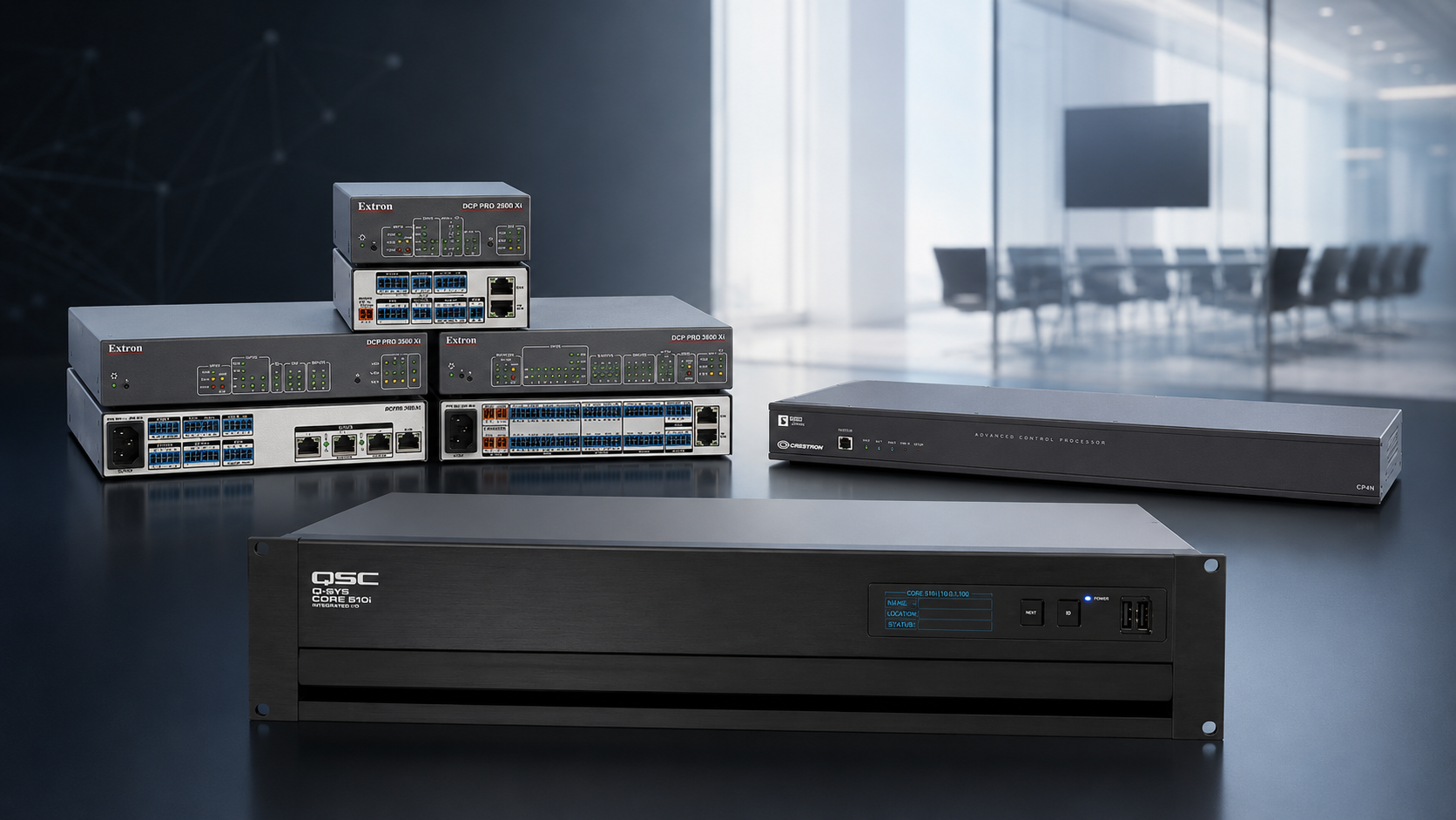 Q-SYS vs Crestron vs Extron | Commercial AV Platform Comparison