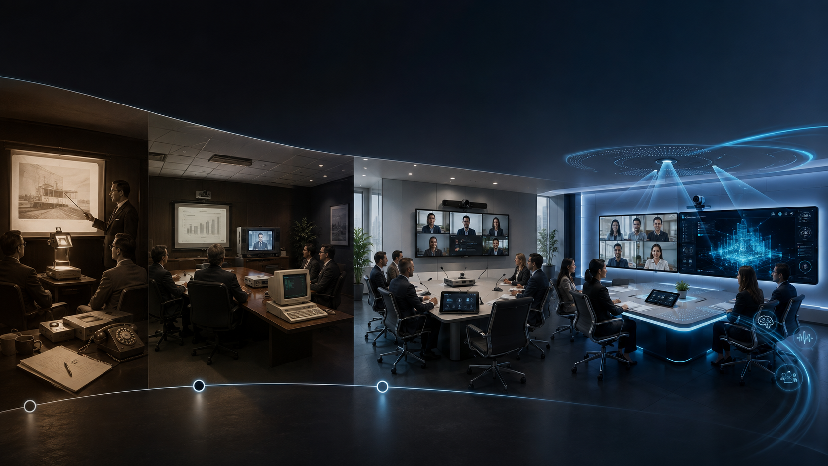 The Evolution Of Audio Visual Meeting Rooms