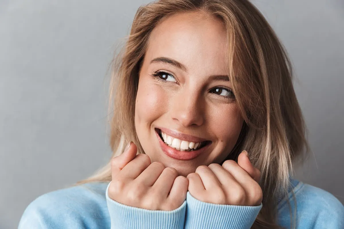 Cheerful lady
