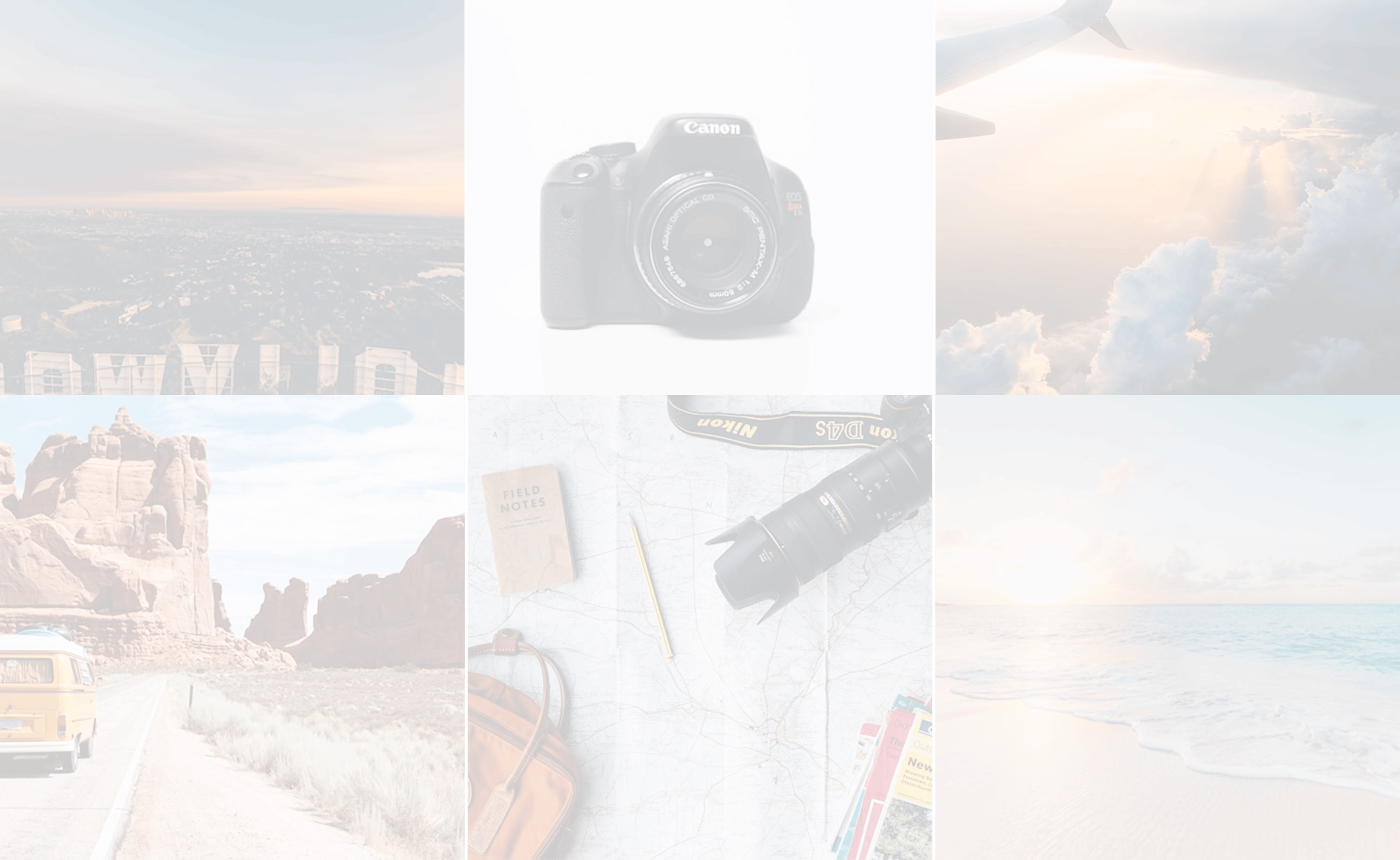 Scenic travel background image