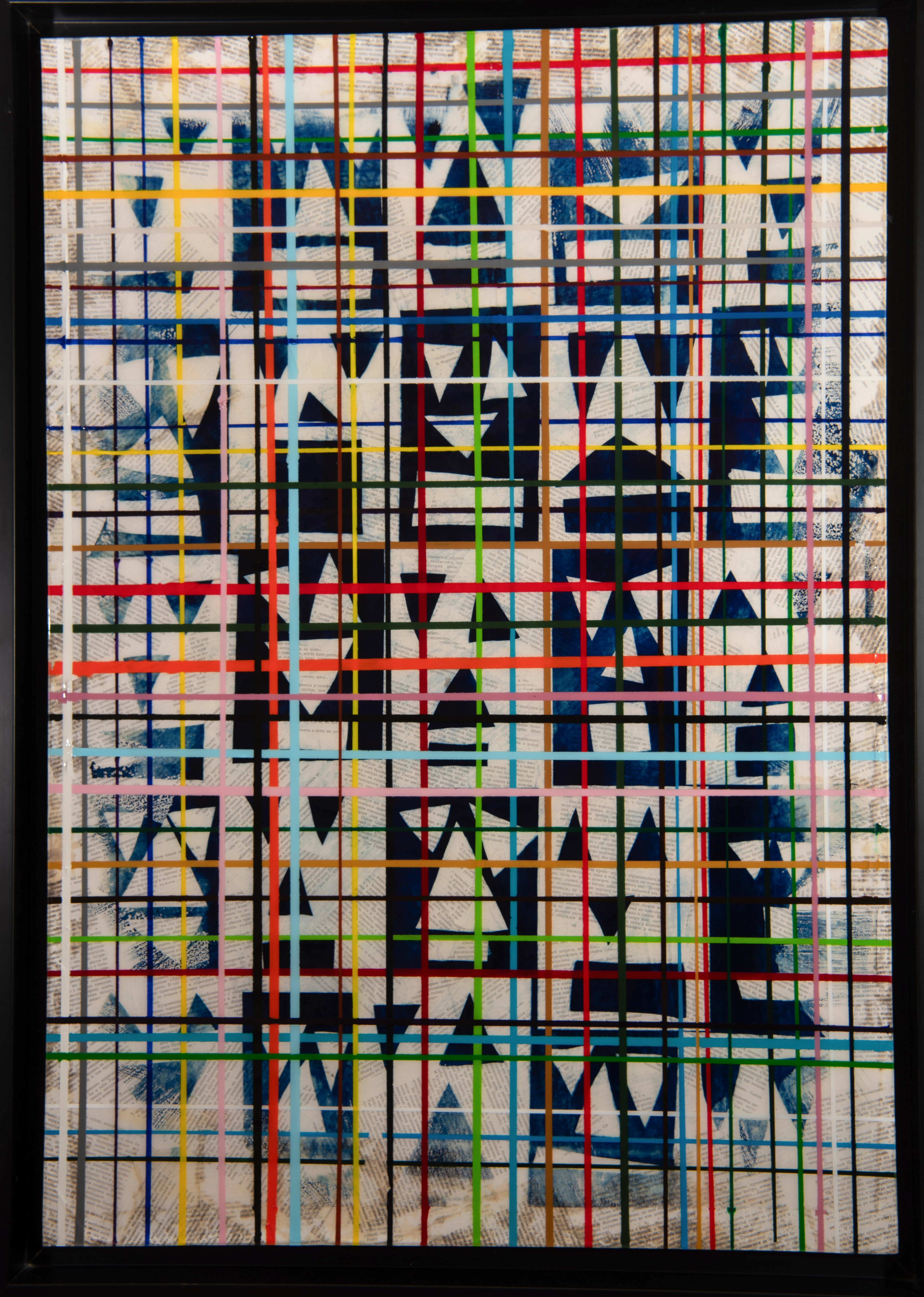 Farbige Rasterstruktur II