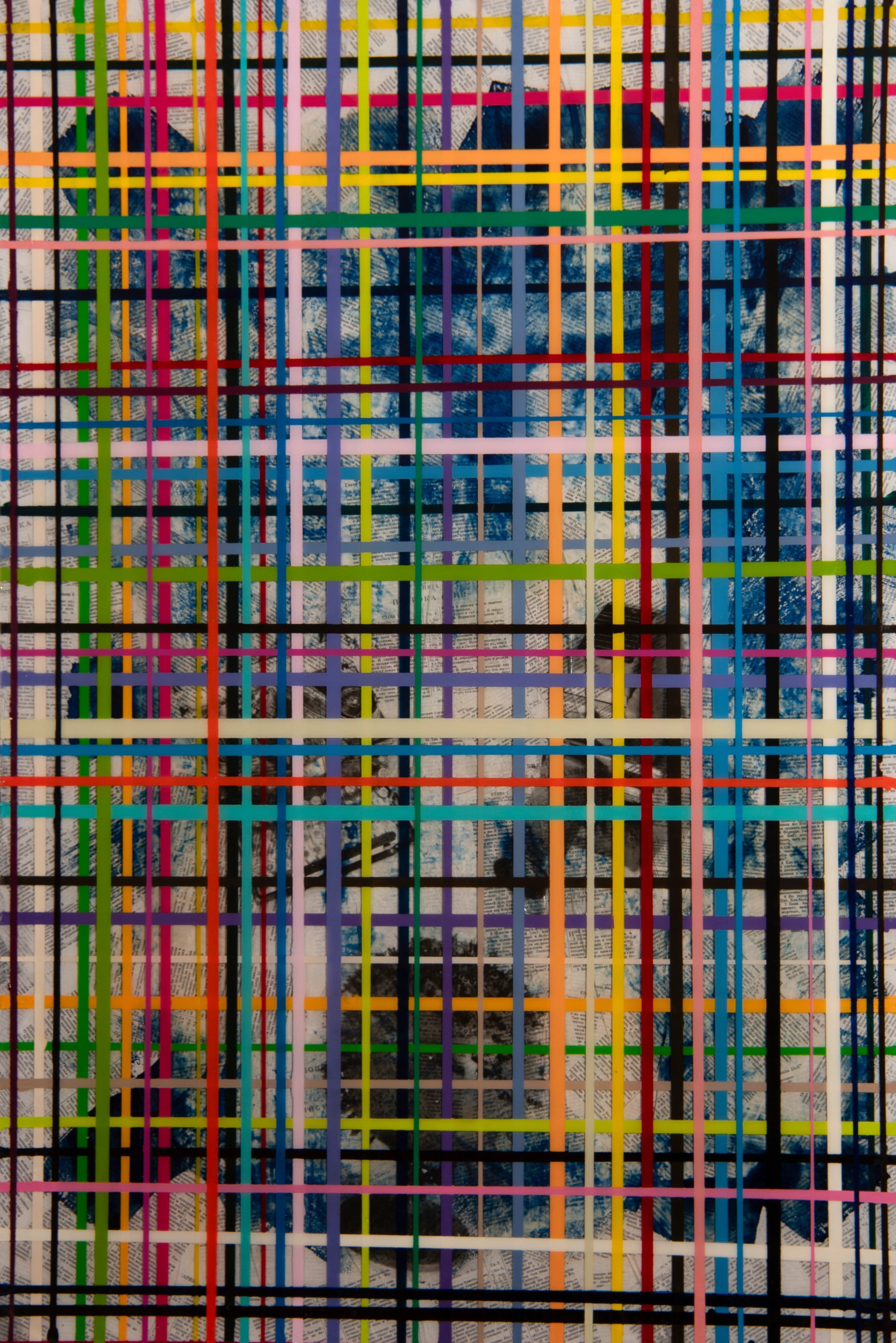 Studie in Farbe und Raster