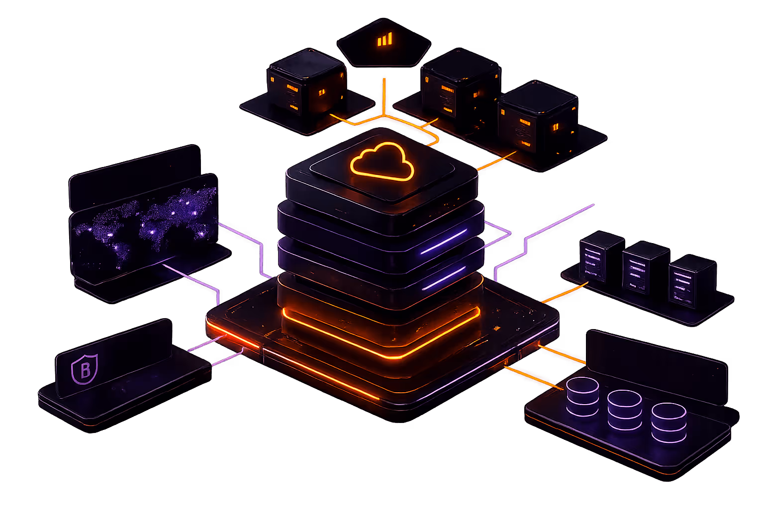 Enterprise scalable cloud infrastructure designed for secure, high-traffic web applications and SaaS platforms.