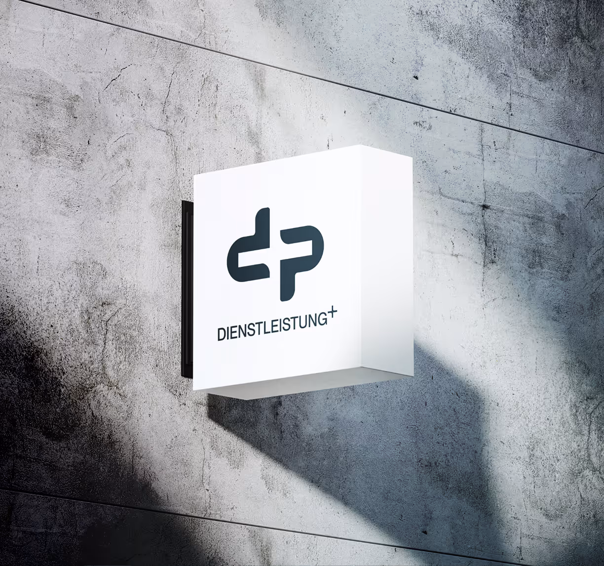 Dienstleistung Plus Firmenschild